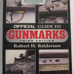Livre anglais Official guide to gunmarks par Robert Balderson