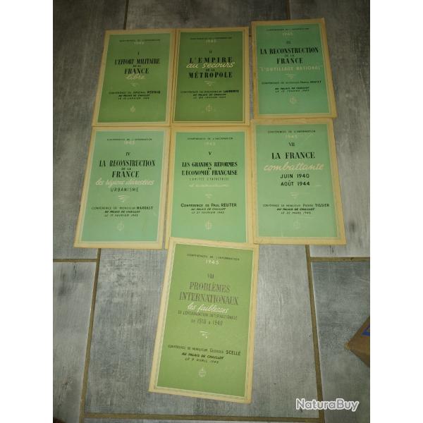Lot de confrence de l'information 1945