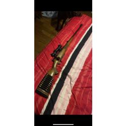 Carabine 9.3x62 + point rouge
