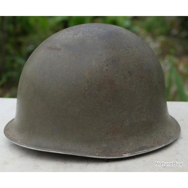 CASQUE français M51  lourd bon état Guerre INDOCHINE Algérie