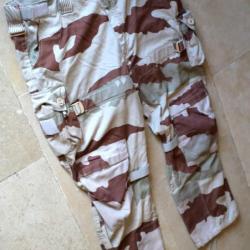 ARMEE pantalon BRETELLE combat CAMO NG RIP STOP été sable ANTI MOUSTIQUES 109 116M ref LBV25VET029