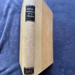REVUE NATIONALE DE LA CHASSE ET LA SAUVAGINE - ANNÉE 1961 - CHASSE