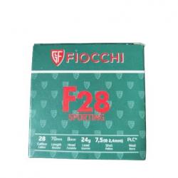 CARTOUCHES FIOCCHI F28 CAL28/70 PBN°7.5 24G BJ