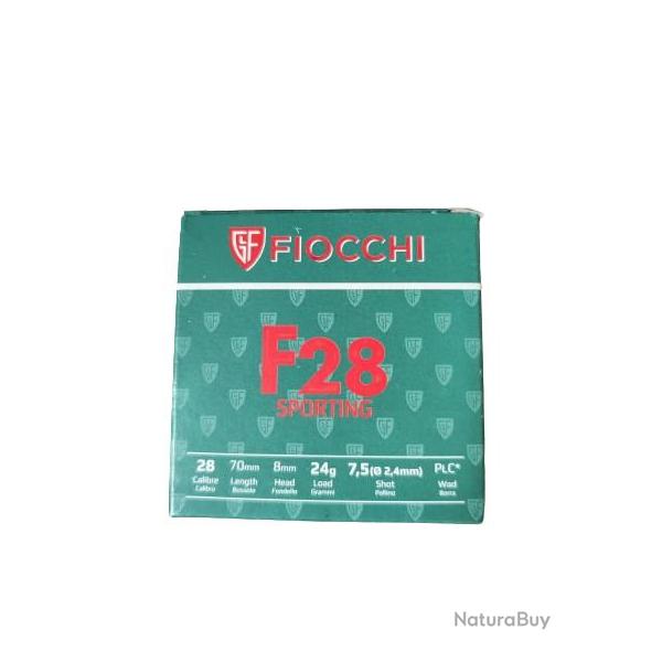 CARTOUCHES FIOCCHI F28 CAL28/70 PBN7.5 24G BJ