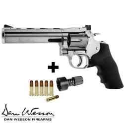 Revolver airsoft CO2 Dan Wesson 715 full metal chromé 6 inches
