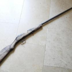 boitier + canon Carabine jardin monocoup en cal 9mm POUDRE NOIRE -  sans verrou - REF Z23CAR9151