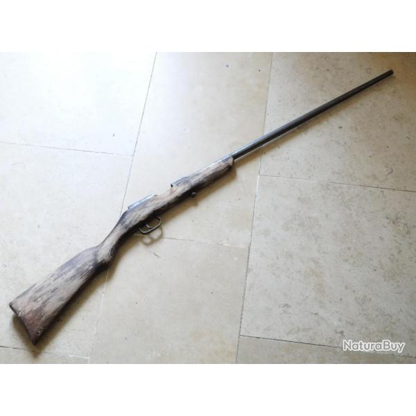 boitier + canon Carabine jardin monocoup en cal 9mm POUDRE NOIRE -  sans verrou - REF Z23CAR9151