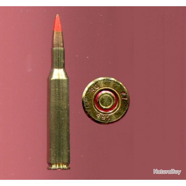 4.85 x 49 British traante - RARE calibre Exprimental Anglais des annes 1970 - traante pte rouge