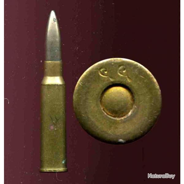8 mm Siamoise Type 66 - RARE - balle nickel pointue - beau marquage en alphabet siamois