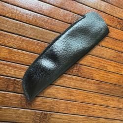 POCHETTE CUIR NOIRE FABRICATION FRANÇAISE POUR  COUTEAU ROTOSPHERE