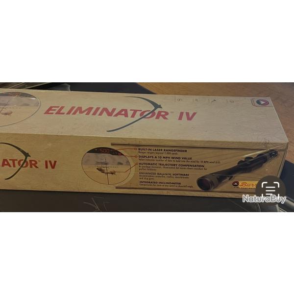 Burris eliminator 4 neuve encore emball