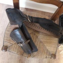 HOLSTER ET CEINTURON CUIR WESTERN