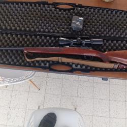 Carabine de chasse 300 wing-mag ,avec lunette 1.5-6 avec 2 boîtes de 10 cartouches en sako 220 grain