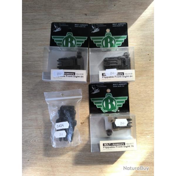 Destockage lot 4 guidons de vise (-95%)