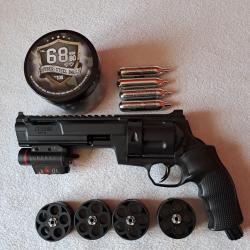 révolver HDR 68 cal 68 umarex 16 joules lampe tactique laser