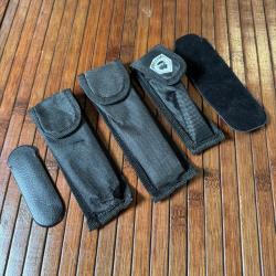 LOT DE 5 ÉTUIS A COUTEAUX