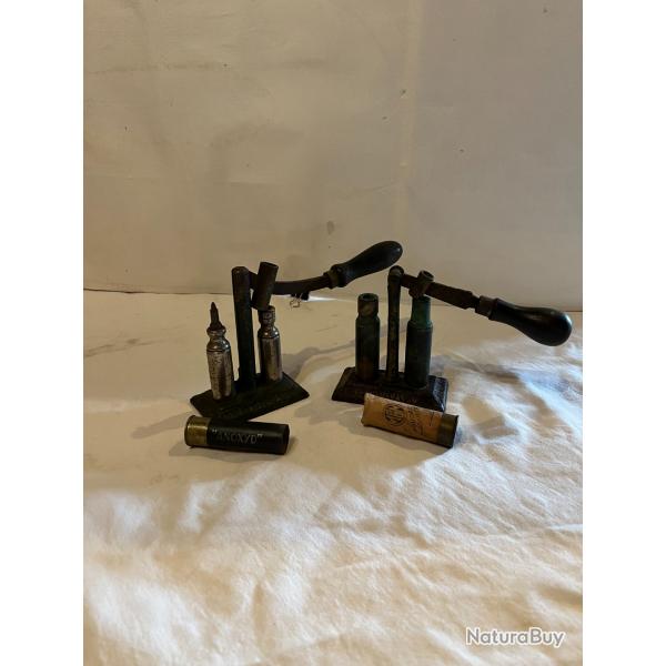 deux desarmoreurs et amoreurs pour cartouches de chasse