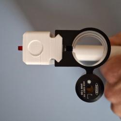 Laser rouge et support lampe Diamètre 25mm