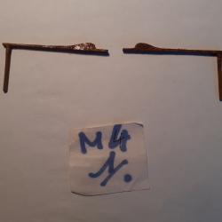 2 ressorts de grenadières  rouillés  peut être pour GRAS  CHASSEPOT et autre à voir