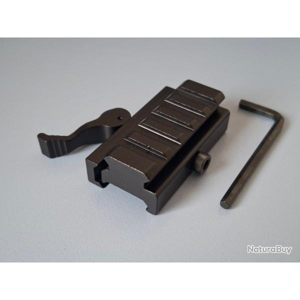 rail picatinny détachable sur rail picatinny