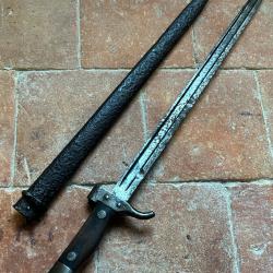 Baïonnette française Berthier 1892 2ème type - WW1 (3)