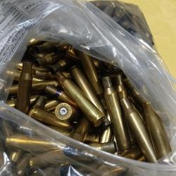 Étuis balles calibre 270W tirés 1 seule fois