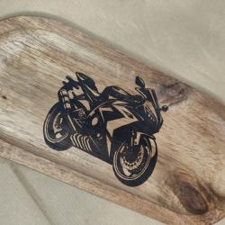 plateau personnalisé moto