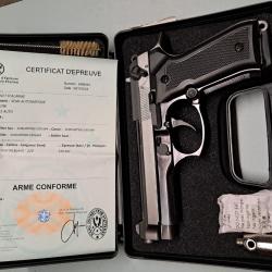 BLOW  F92 FUL AUTO 9mm PAK  /3 CHARGEURS  17 Cps + 30 Cps + 30 Cps / MUN 75 BAB / EMBOUT FUSEE- SLUG