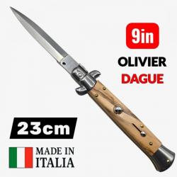 Couteau automatique dague Frank Beltrame olivier