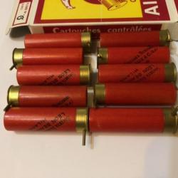 Boite 10 Cartouches Calibre 16 à Broche Plomb 6 - Poudre Noire