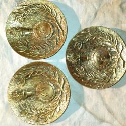 Coupelles bronze sur le thème escrime