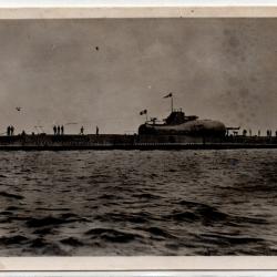 CPA - MARINE DE GUERRE  - CHERBOURG  Croiseur SOUS - MARIN N°1588