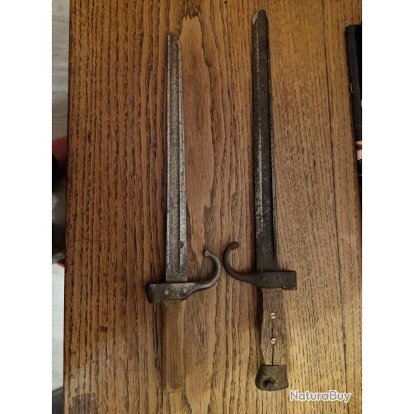 lot baionnettes berthier