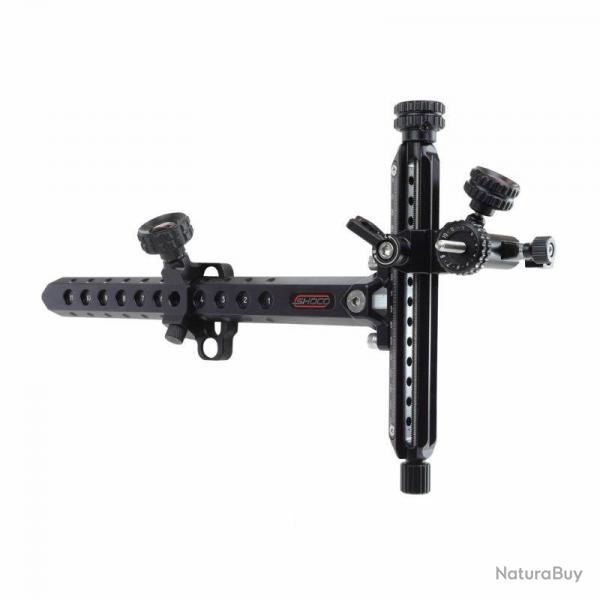 SHOCQ - Viseur ALIGN PRO Alu NOIR DROITIER (RH)