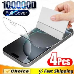 4 Film Hydrogel Protection Ecran pour iPhone, Smartphone: iPhone SE 2022
