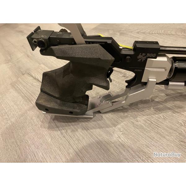 SUPPORT ALUMINIUM REPOSE ARME POUR PISTOLET AIR WALTHER