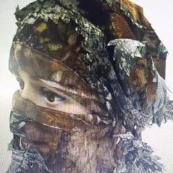 CAGOULE de CAMOUFLAGE 3D pour la chasse
