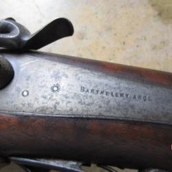 fusil chasse classé D canon faux damas St Etienne cal 16   BE