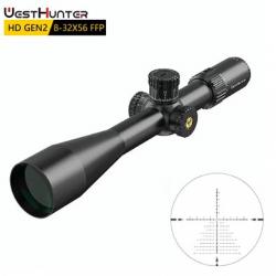 WestHunter HD GEN2 8-32X56 FFP 1/10 MIL - LIVRAISON GRATUITE
