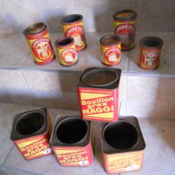 boites collection poule au pot et maggi pouvaient se trouver dans les casemattes de la ligne maginot