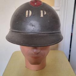 Casque Adrian Défense passive pompier-WW2-