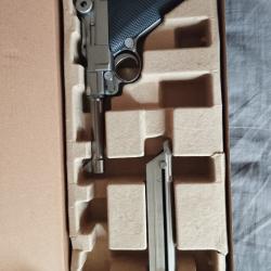 réplique luger p08 silver neuf