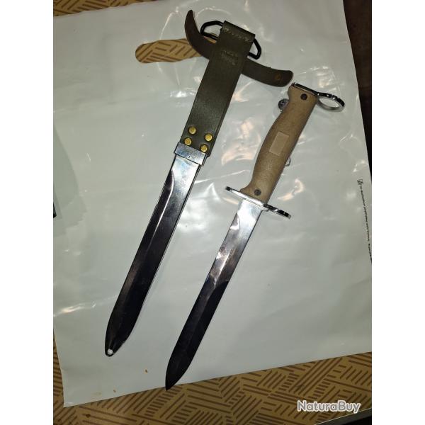 Très rare baionnette FAMAS de parade opération DAGUET vendue par poudrenoirepro