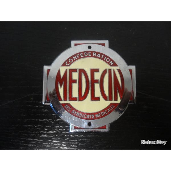 ancien insigne emblme mdecin emaill