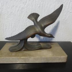 presse papier mouette regule