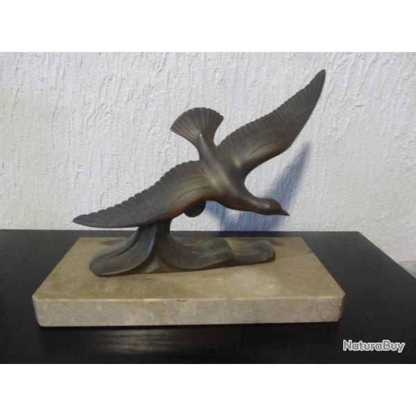 presse papier mouette regule