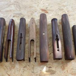LOT de 8 devants bois longuesse fusils VERNEY CARRON PERFEX BREDA etc. - VENDU PAR JEPERCUTE (GE287)