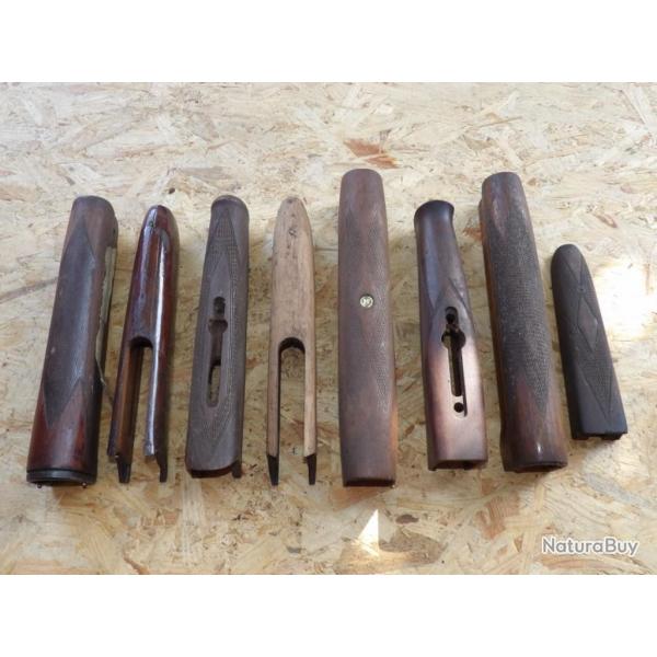 LOT de 8 devants bois longuesse fusils VERNEY CARRON PERFEX BREDA etc. - VENDU PAR JEPERCUTE (GE287)