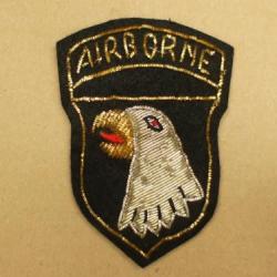 Patch 101 st Airborne Vietnam brodé cannetille réf box 16