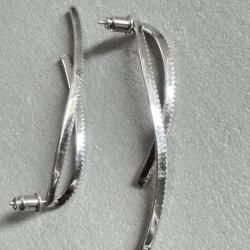 Boucles d'oreilles cocktail en argent - clous